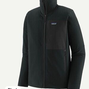 Men's Patagonia R2 TechFace Technical Fleece Jacket XL Black 83626 NEW